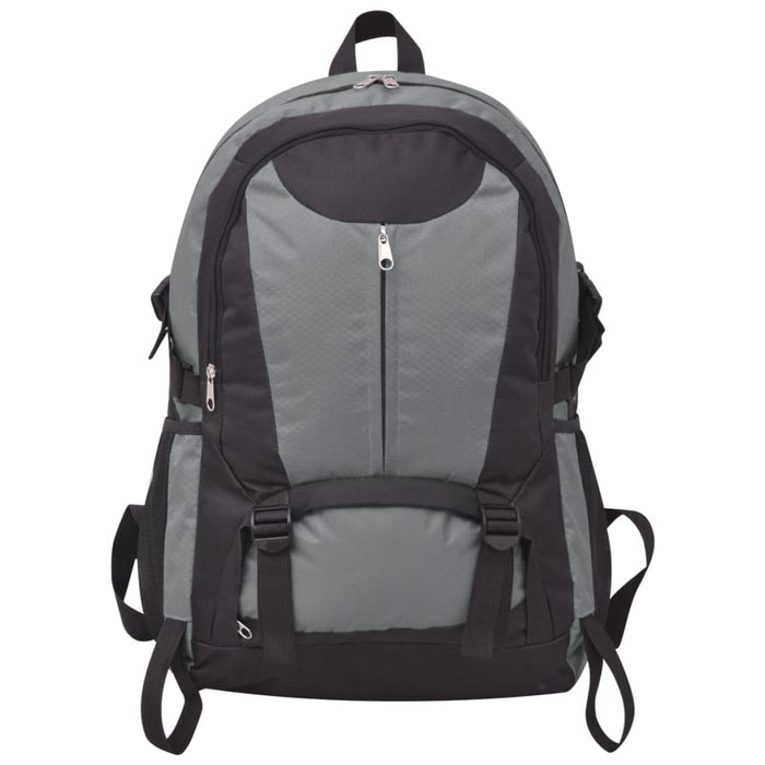 Hiking rugzak 40 L zwart en grijs