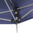 Partytent pop-up zeshoekig met 6 zijwanden 3,6x3,1 m donkerblauw