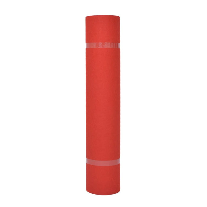 Tapijt effen 1x24 m rood