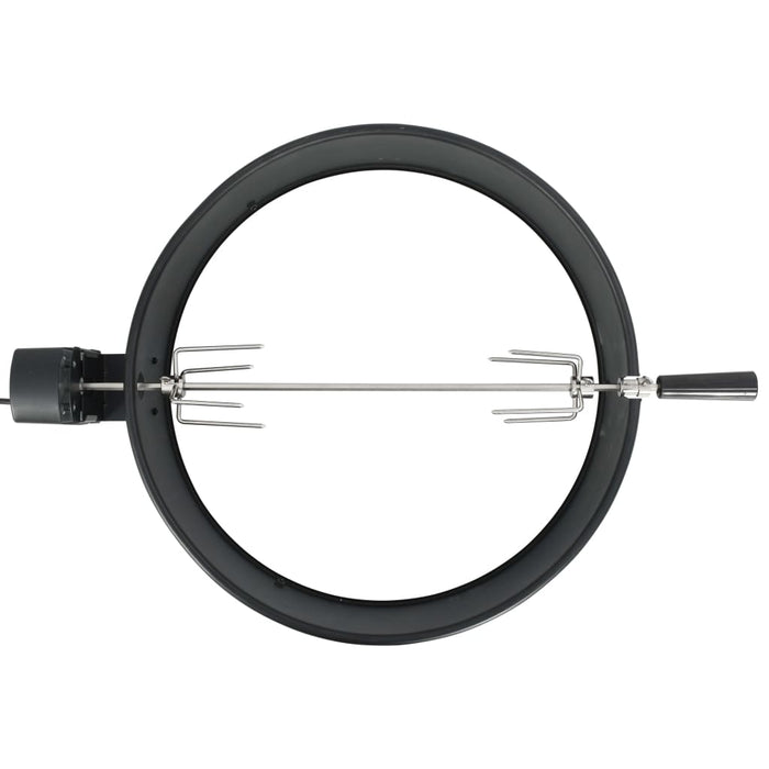 BBQ rotisserie ring 57 cm zwart