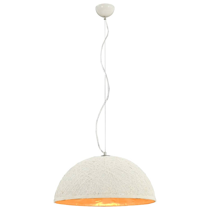 Hanglamp E27 Ø50 cm wit en goud