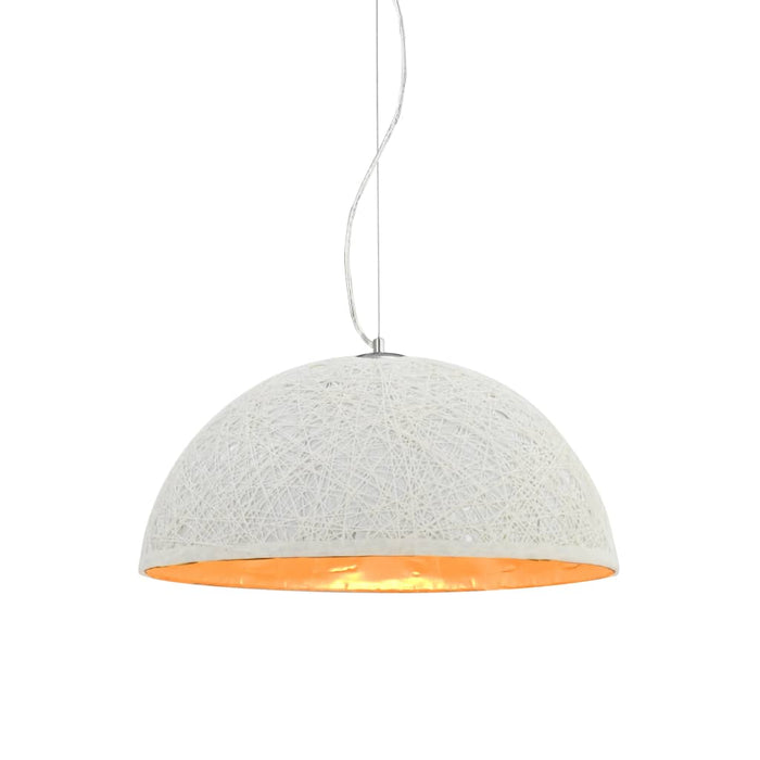 Hanglamp E27 Ø50 cm wit en goud