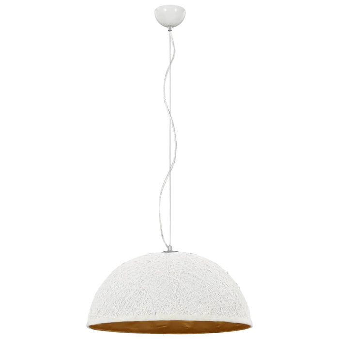 Hanglamp E27 Ø50 cm wit en goud