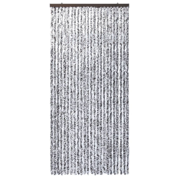 Vliegengordijn 100x220 cm chenille bruin en beige