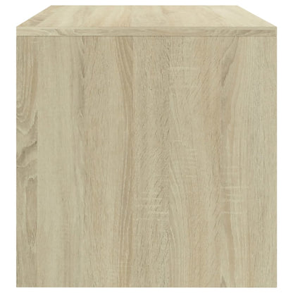 Nachtkastjes 2 st 40x30x30 cm bewerkt hout sonoma eikenkleurig