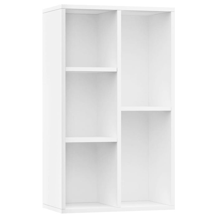 Boekenkast/dressoir 50x25x80 cm spaanplaat wit