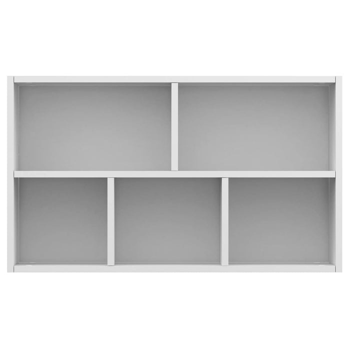 Boekenkast/dressoir 50x25x80 cm spaanplaat wit