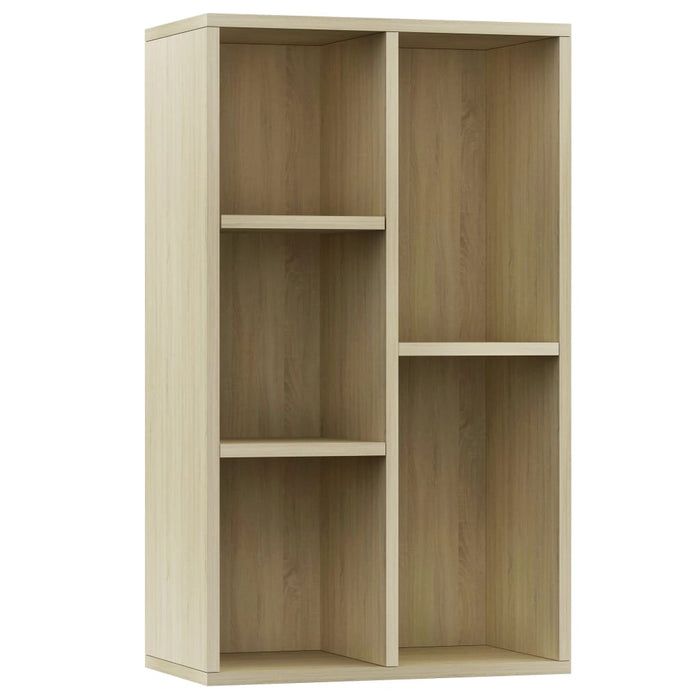 Boekenkast/dressoir 50x25x80 cm spaanplaat sonoma eikenkleurig