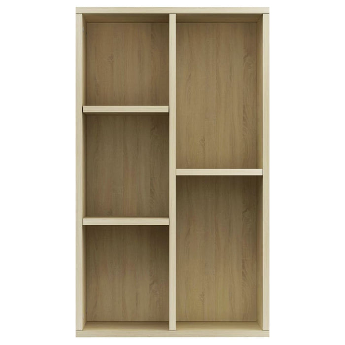 Boekenkast/dressoir 50x25x80 cm spaanplaat sonoma eikenkleurig