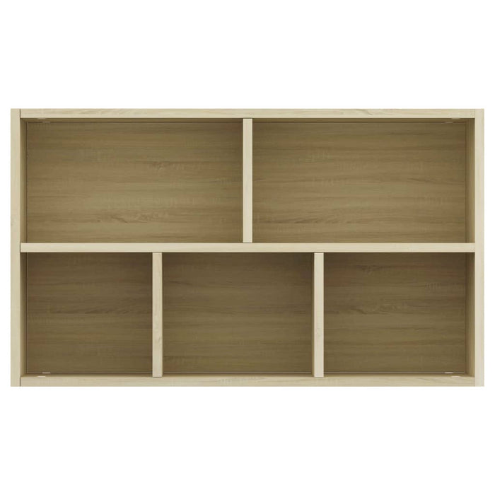 Boekenkast/dressoir 50x25x80 cm spaanplaat sonoma eikenkleurig