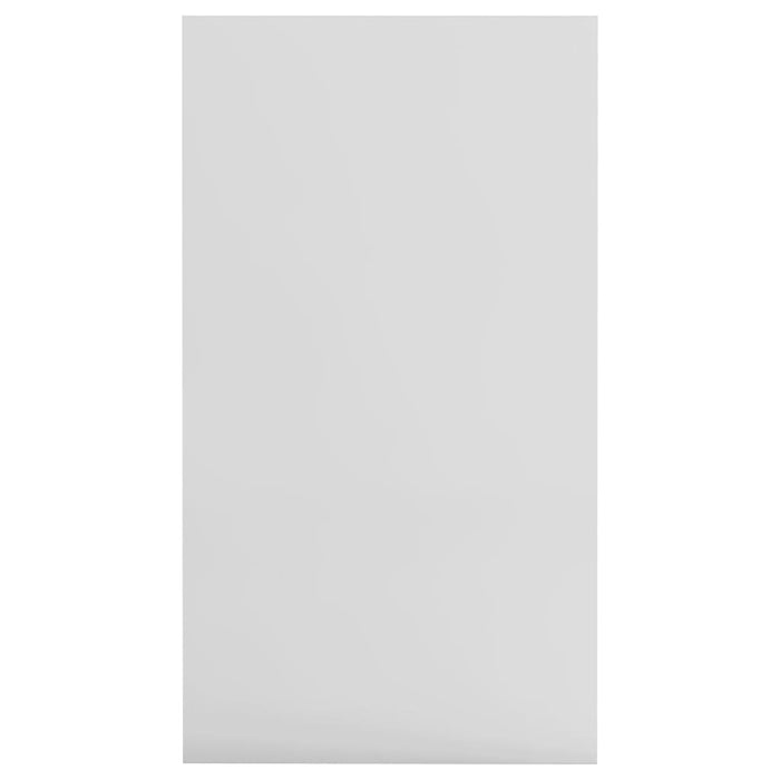 Boekenkast/dressoir 50x25x80 cm spaanplaat hoogglans wit