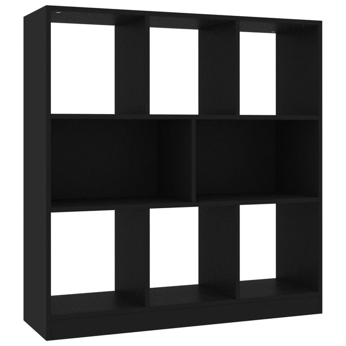 Boekenkast 97,5x29,5x100 cm bewerkt hout zwart