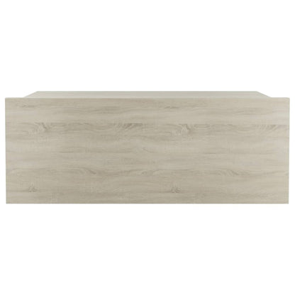 Nachtkastjes 2 st 40x30x15 cm bewerkt hout sonoma eikenkleurig