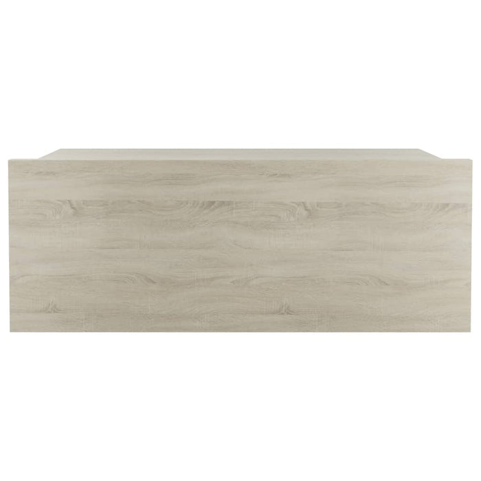 Nachtkastjes 2 st 40x30x15 cm bewerkt hout sonoma eikenkleurig