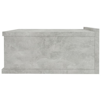 Nachtkastjes zwevend 2 st 40x30x15 cm spaanplaat betongrijs