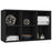 Boekenkast/dressoir 66x30x97,8 cm bewerkt hout zwart