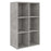 Boekenkast/dressoir 66x30x97,8 cm bewerkt hout betongrijs