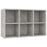 Boekenkast/dressoir 66x30x97,8 cm bewerkt hout betongrijs