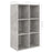 Boekenkast/dressoir 66x30x97,8 cm bewerkt hout betongrijs