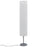 Vloerlamp met standaard E27 121 cm wit