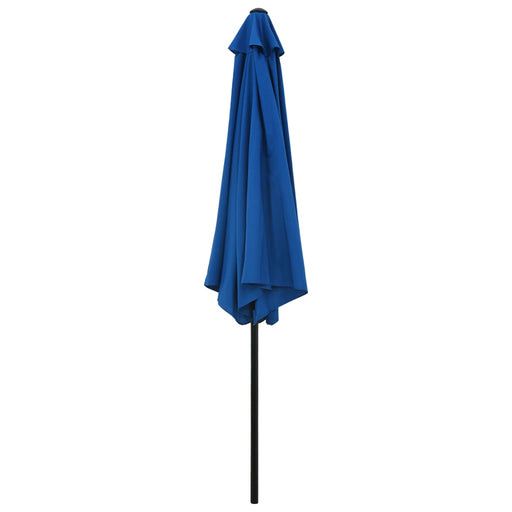 Parasol met metalen paal 300 cm blauw