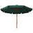 Parasol met houten paal 330 cm groen