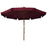 Parasol met houten paal 330 cm bordeauxrood