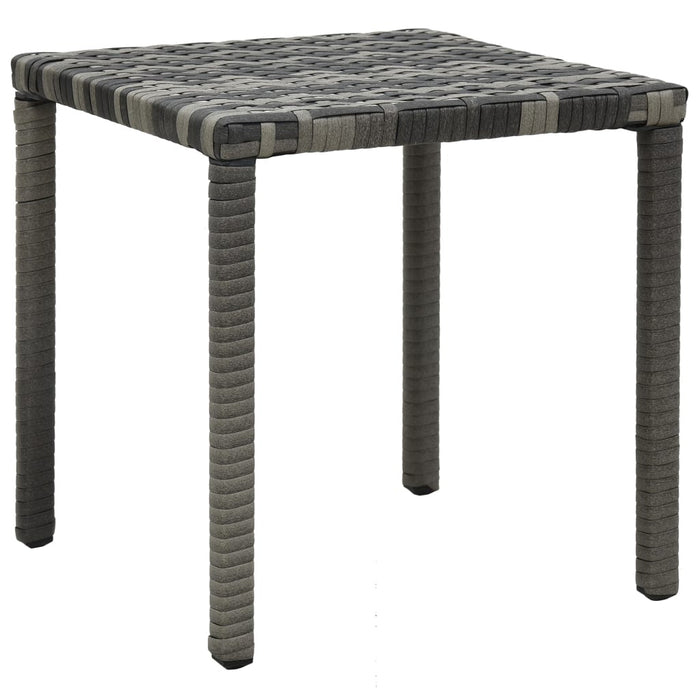 Ligbedden met tafel poly rattan antraciet