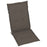 Tuinstoelkussens 4 st 120x50x3 cm taupe