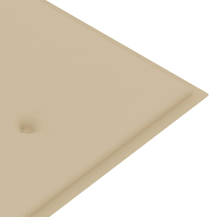 Tuinbankkussen 180x50x3 cm beige
