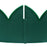 Gazonranden 10 st 65x15 cm PP groen