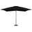 Zweefparasol met aluminium paal 250x250 cm zwart