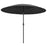 Parasol met aluminium paal 270 cm antraciet