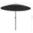 Parasol met aluminium paal 270 cm antraciet