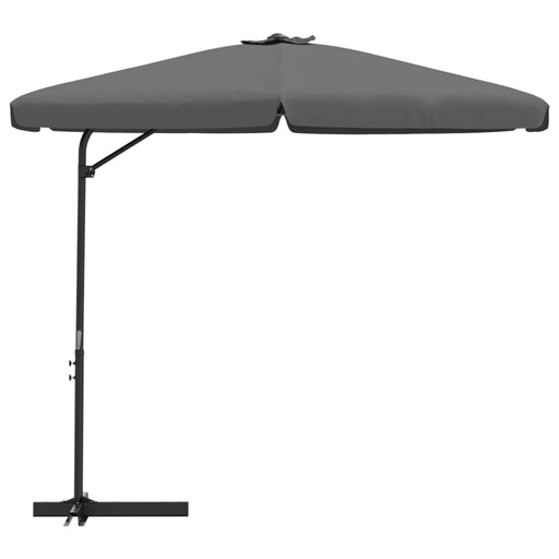 Parasol met stalen paal 300x250 cm antraciet