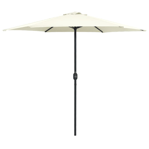 Parasol met aluminium paal 270x246 cm zandwit