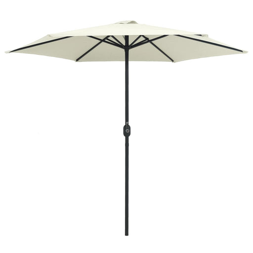 Parasol met aluminium paal 270x246 cm zandwit