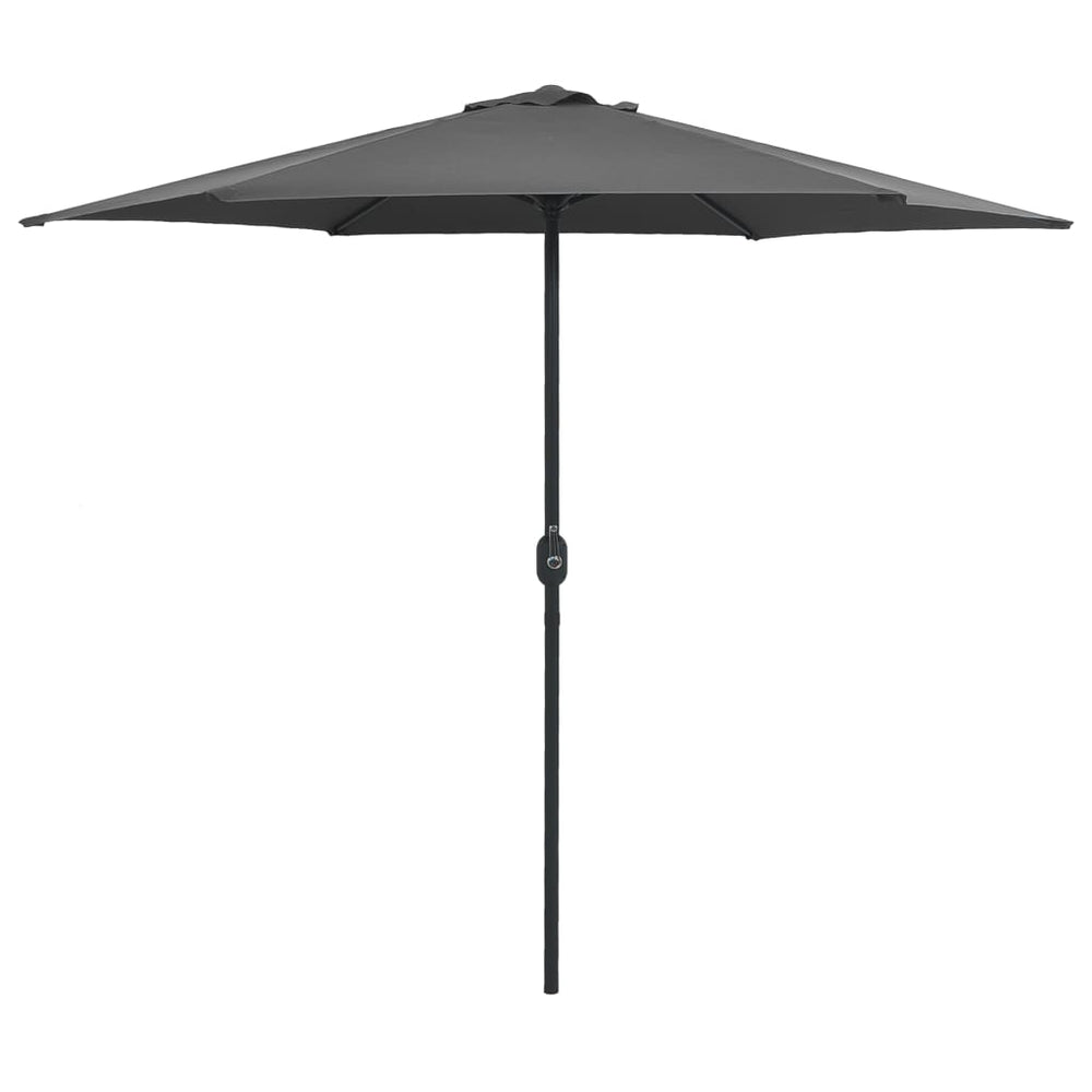 Parasol met aluminium paal 270x246 cm antraciet