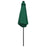 Parasol met LED-verlichting en aluminium paal 270 cm groen