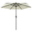 Parasol met LED-verlichting en aluminium paal 270 cm zandwit