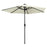 Parasol met LED-verlichting en aluminium paal 270 cm zandwit