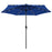 Parasol met LED-verlichting en aluminium paal 270 cm azuurblauw