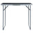 Campingtafel inklapbaar met metalen frame 80x60 cm grijs