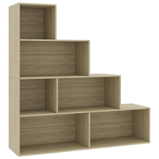 Boekenkast/kamerscherm 155x24x160 cm bewerkt hout sonoma eiken