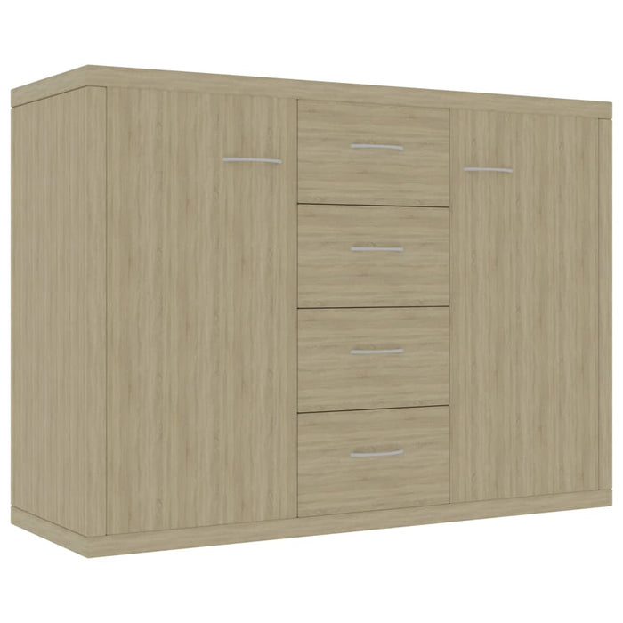 Dressoir 88x30x65 cm spaanplaat sonoma eikenkleurig