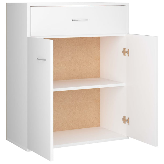 Dressoir 60x30x75 cm spaanplaat wit