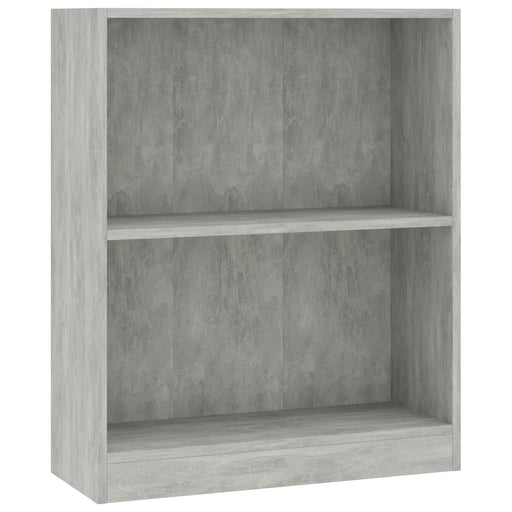 Boekenkast 60x24x74,5 cm bewerkt hout betongrijs