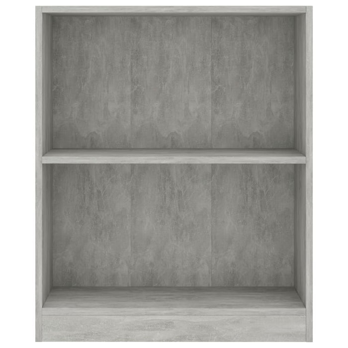 Boekenkast 60x24x74,5 cm bewerkt hout betongrijs