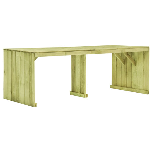 Tuintafel 220x101,5x80 cm geïmpregneerd grenenhout