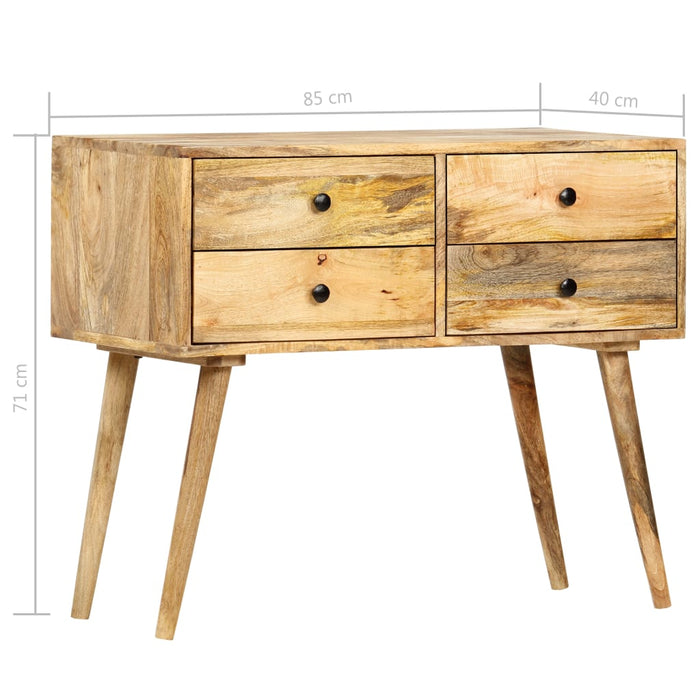 Dressoir 85x40x71 cm massief mangohout